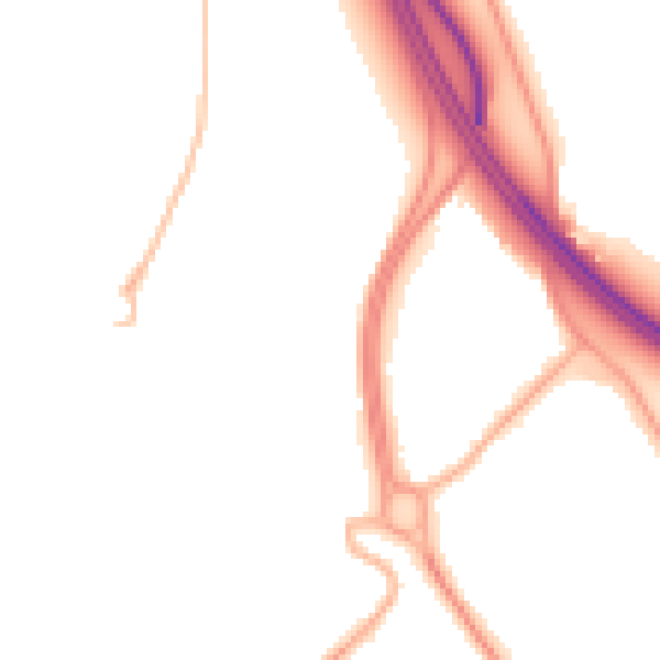 Night-time road noise heatmap for L28 5RS
