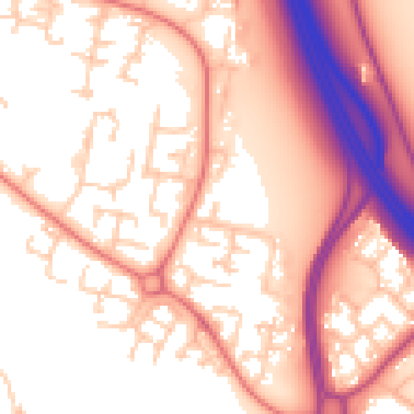 Daytime road noise heatmap for L28 5RU