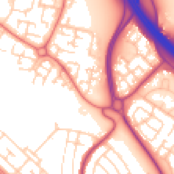 Daytime road noise heatmap for L28 6YE