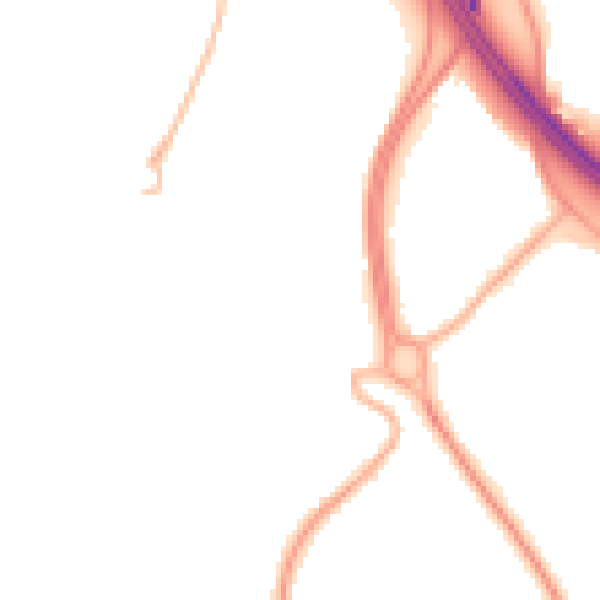 Night-time road noise heatmap for L28 6YE