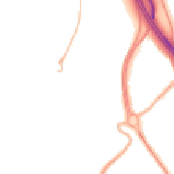 Night-time road noise heatmap for L28 6YW