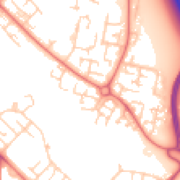Daytime road noise heatmap for L28 7RD