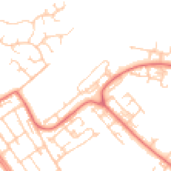 Daytime road noise heatmap for L28 8AH