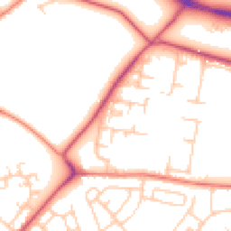 Daytime road noise heatmap for L30 0AE