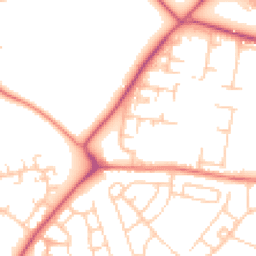 Daytime road noise heatmap for L30 0PQ