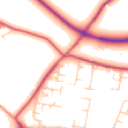 Daytime road noise heatmap for L30 0QD