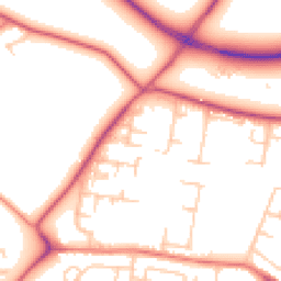 Daytime road noise heatmap for L30 0QE