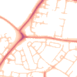 Daytime road noise heatmap for L30 0QG