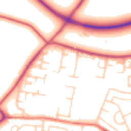 Daytime road noise heatmap for L30 0QR