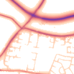 Daytime road noise heatmap for L30 0QZ