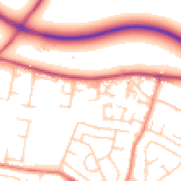 Daytime road noise heatmap for L30 0RD