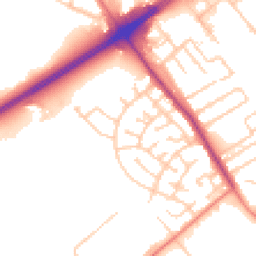 Daytime road noise heatmap for L30 1PX