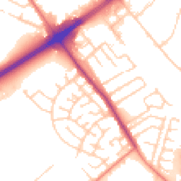 Daytime road noise heatmap for L30 1QH