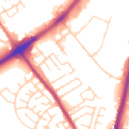 Daytime road noise heatmap for L30 1RT