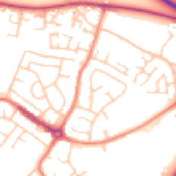 Daytime road noise heatmap for L30 5SB