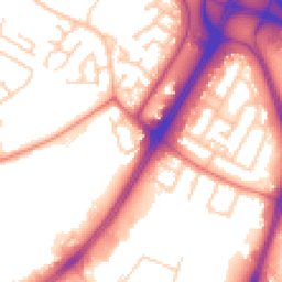 Daytime road noise heatmap for L30 7PX