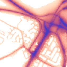 Daytime road noise heatmap for L30 7QB