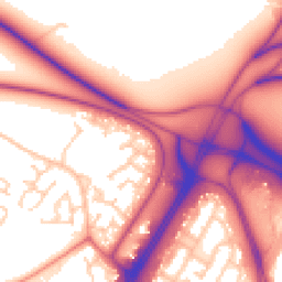 Daytime road noise heatmap for L30 7QQ