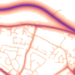 Daytime road noise heatmap for L30 7QU