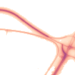 Night-time road noise heatmap for L30 7RW