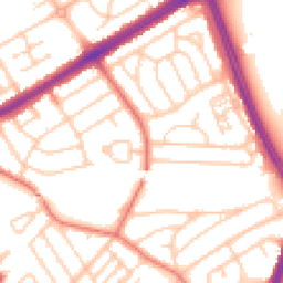 Daytime road noise heatmap for L30 9SE