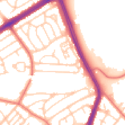 Daytime road noise heatmap for L30 9SU