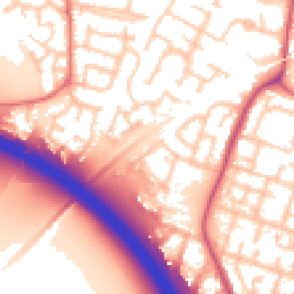 Daytime road noise heatmap for L32 0RH