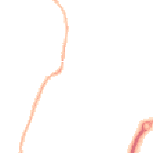 Night-time road noise heatmap for L32 0SE