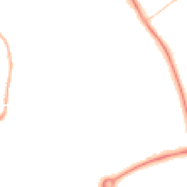 Night-time road noise heatmap for L32 0SG