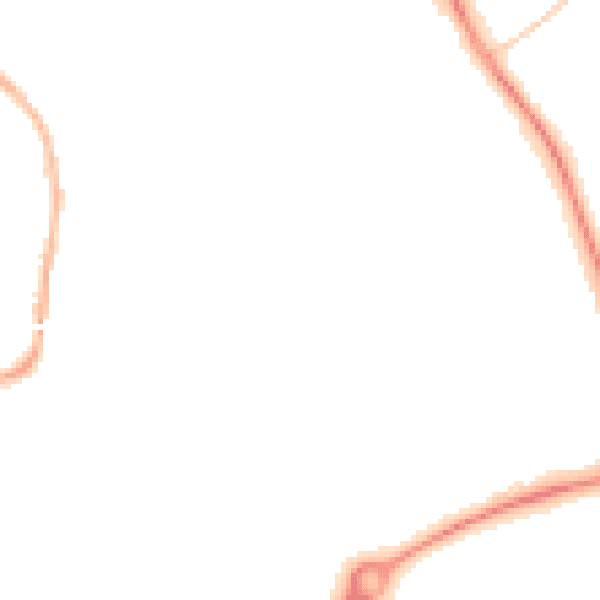 Night-time road noise heatmap for L32 0SH