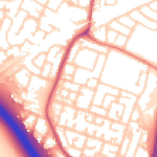 Daytime road noise heatmap for L32 0ST