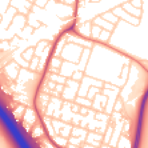 Daytime road noise heatmap for L32 0TE