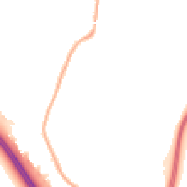 Night-time road noise heatmap for L32 0TE