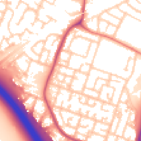 Daytime road noise heatmap for L32 0TH