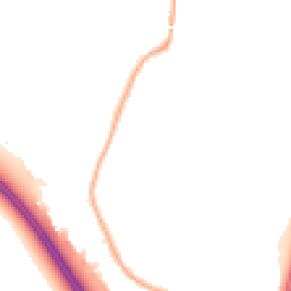 Night-time road noise heatmap for L32 0TH