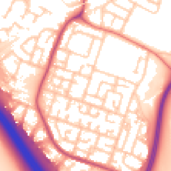 Daytime road noise heatmap for L32 0TJ