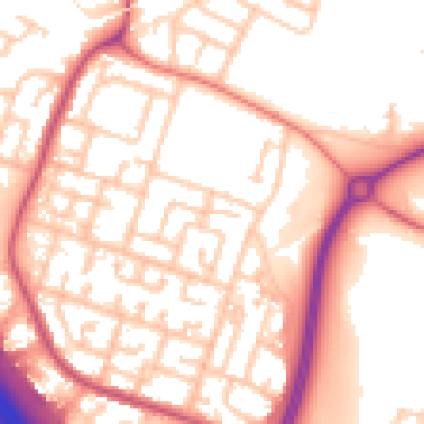 Daytime road noise heatmap for L32 0UJ