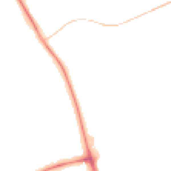 Night-time road noise heatmap for L32 1AB