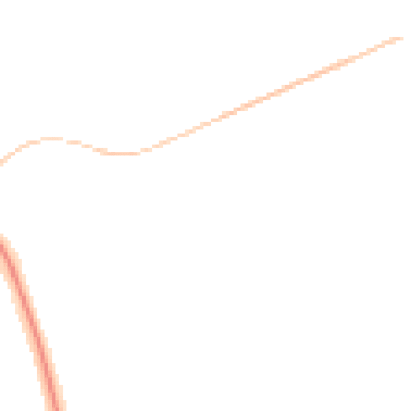 Night-time road noise heatmap for L32 1DA