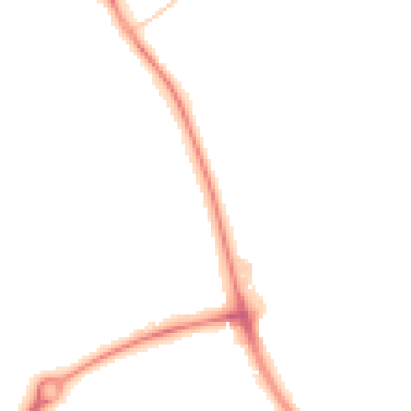 Night-time road noise heatmap for L32 1TT