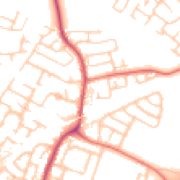 Daytime road noise heatmap for L32 2BR