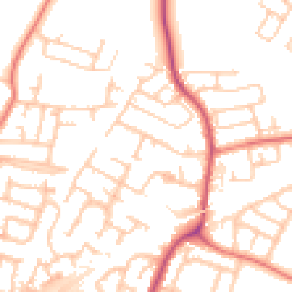 Daytime road noise heatmap for L32 2DF