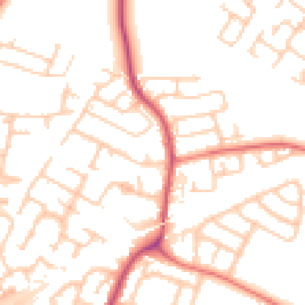 Daytime road noise heatmap for L32 2DG