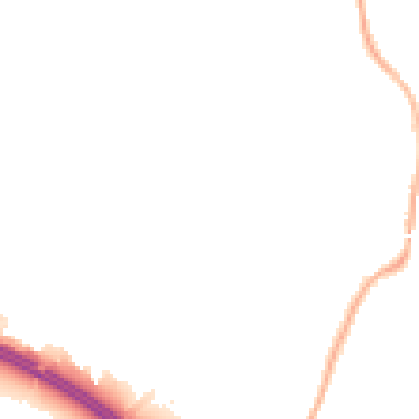 Night-time road noise heatmap for L32 2DH