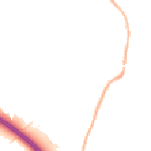 Night-time road noise heatmap for L32 2DN