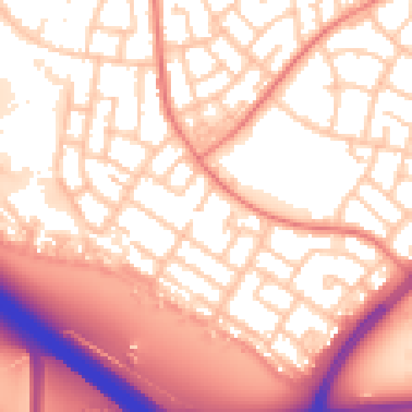 Daytime road noise heatmap for L32 3AD