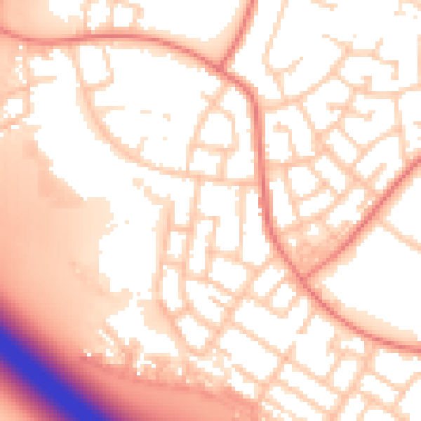 Daytime road noise heatmap for L32 3XD