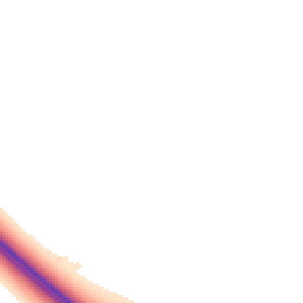 Night-time road noise heatmap for L32 3XD