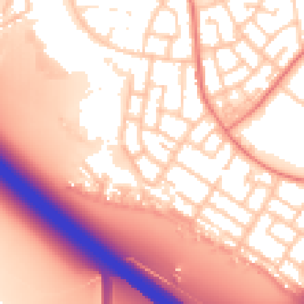 Daytime road noise heatmap for L32 3XE