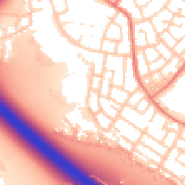 Daytime road noise heatmap for L32 3XP